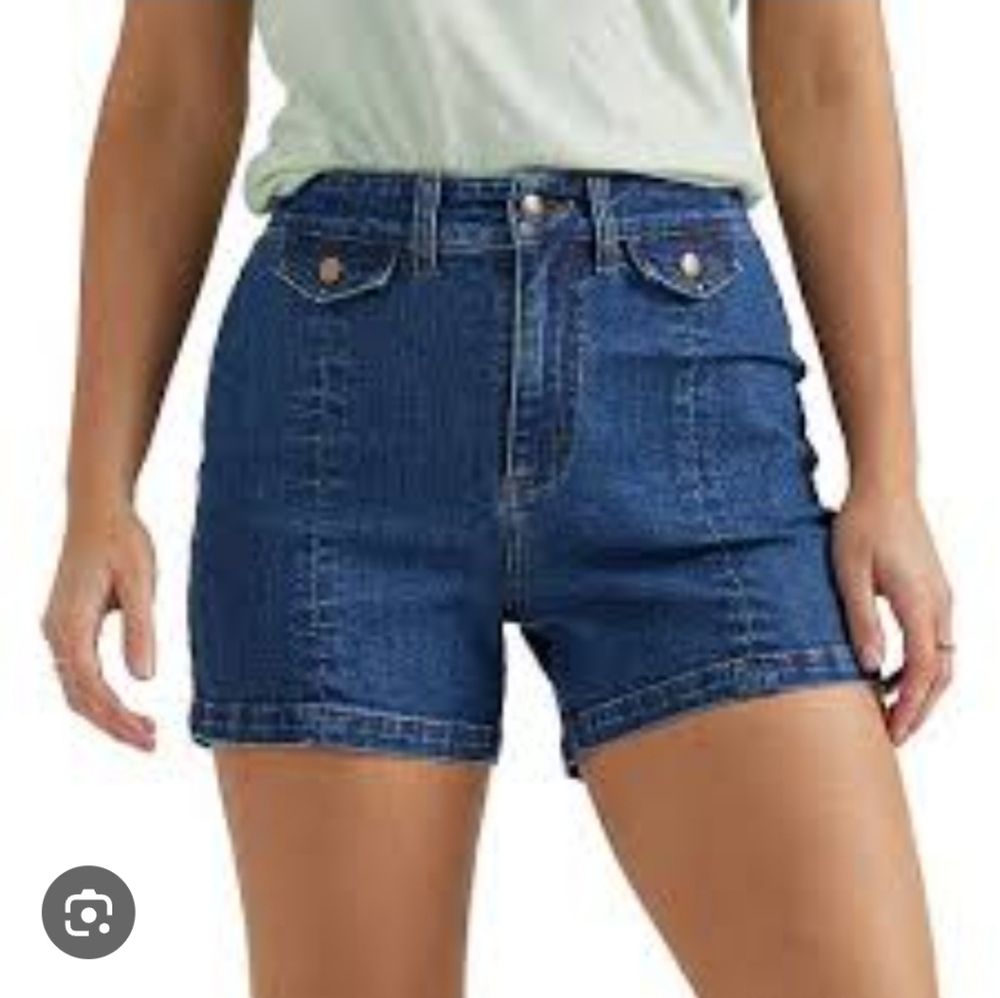 Women's Lee Legendary High Rise Short, Major Blues, Size 16, NWT
